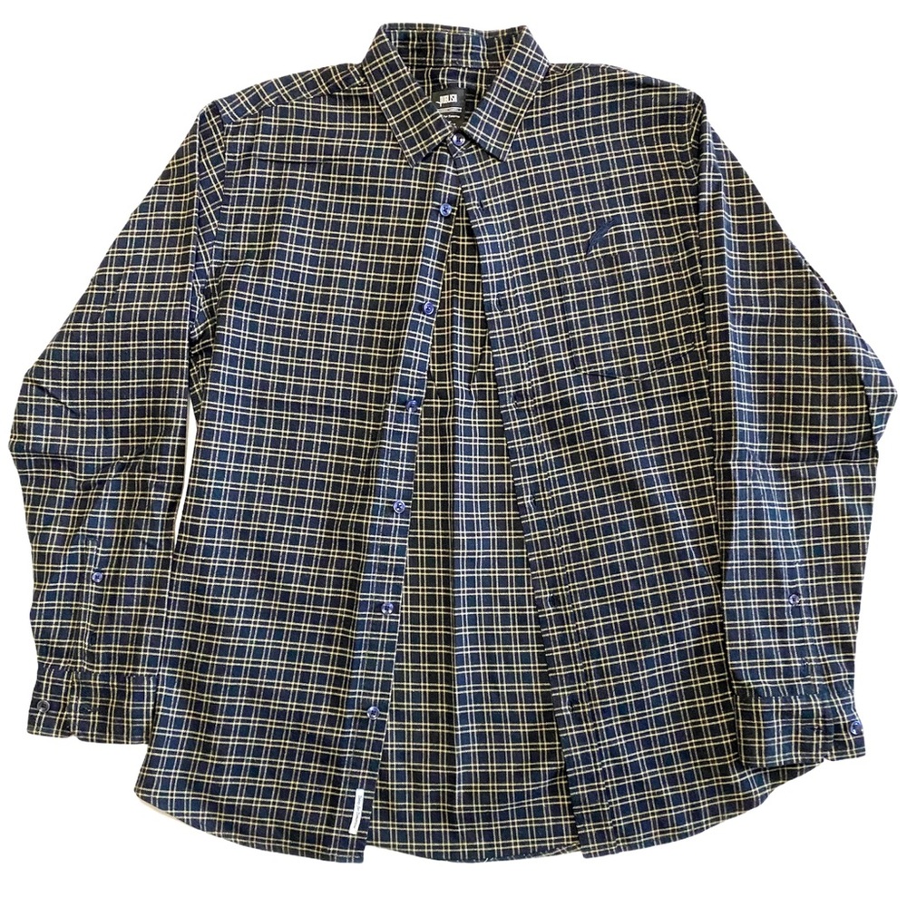 Publish Brand Men’s Flannel Plaid Button-Up Shirt